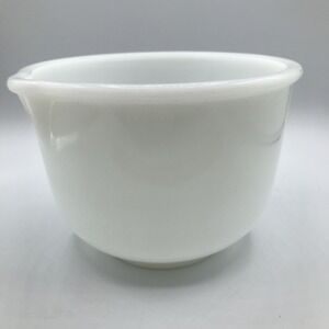 Glass bake for Sunbeam White Milk Glass Mixing Bowl‎ #9